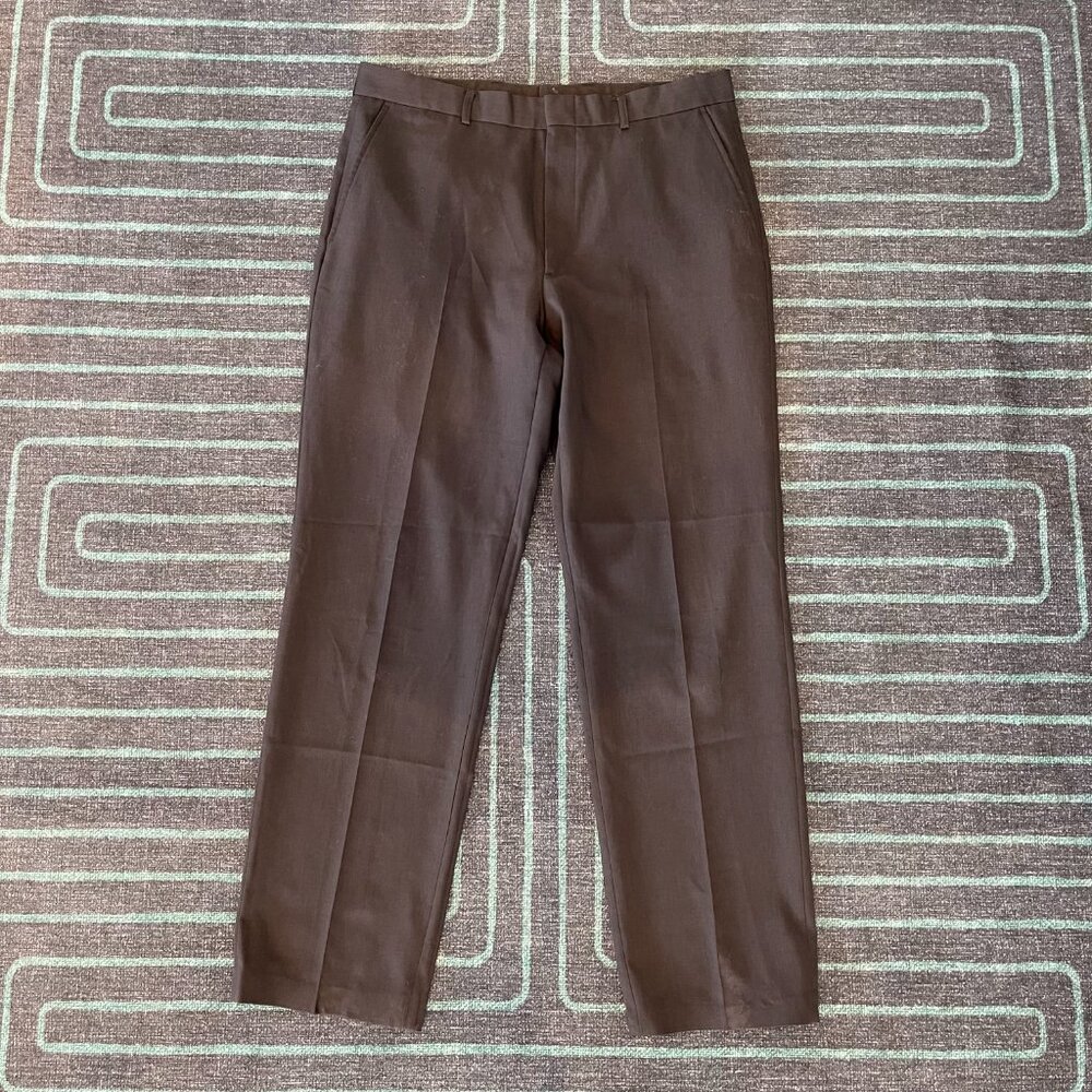 Cintas Men's Navy Blue Casual Uniform Dress Pants